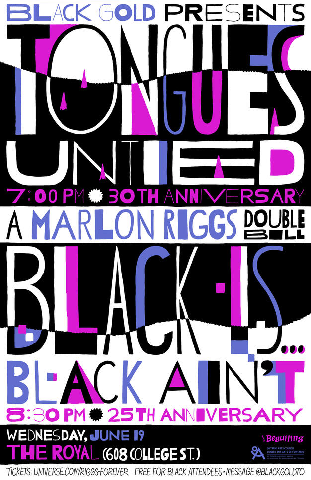 Tongues Untied (1989) & Black Is... Black Ain't (1994) dir. Marlon Riggs